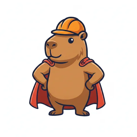 Pudge wearing a cape